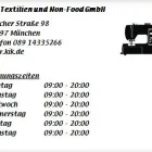 Unternehmen 1 Bild KIK TEXTILIEN UND NON-FOOD GMBH Textil, Bekleidung Einzelhandel am München BY