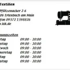 Unternehmen 1 Bild KIK TEXTILIEN Textil, Bekleidung Einzelhandel am Erlenbach Am Main BY