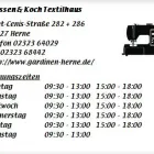 Unternehmen 1 Bild KLASSEN & KOCH TEXTILHAUS Textil, Bekleidung Einzelhandel am Herne NW