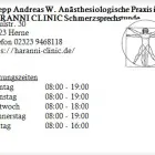 Unternehmen 1 Bild KOEPP ANDREAS W. ANÄSTHESIOLOGISCHE PRAXIS I. D. HARANNI CLINIC SCHMERZSPRECHSTUNDE Ärzte am Herne NW