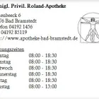 Unternehmen 1 Bild KÖNIGL. PRIVIL. ROLAND-APOTHEKE Gesundheitsdienste am Bad Bramstedt SH