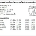 Unternehmen 1 Bild KONSTANTINOS PAPALAMPROU VERSICHERUNGSBÜRO Versicherung am Berlin BE