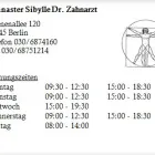 Unternehmen 1 Bild KRANASTER SIBYLLE DR. ZAHNARZT Ärzte am Berlin BE