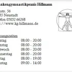 Unternehmen 1 Bild KRANKENGYMNASTIKPRAXIS HILLMANN Ärzte am Neustadt Am Rübenberge NI