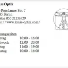 Unternehmen 1 Bild KRASS OPTIK Optiker am Berlin BE