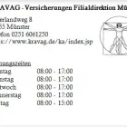 Unternehmen 1 Bild KRAVAG - VERSICHERUNGEN FILIALDIREKTION MÜNSTER Versicherung am Münster NW