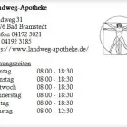 Unternehmen 1 Bild LANDWEG-APOTHEKE Gesundheitsdienste am Bad Bramstedt SH