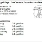 Unternehmen 1 Bild LANGE PFLEGE - IHR CENTRUM FÜR AMBULANTE DIENSTE Gesundheitsdienste am Münster NW