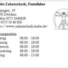Unternehmen 1 Bild LAUBE ZAHNTECHNIK, DENTALLABOR Zahntechniker am Zwickau SN