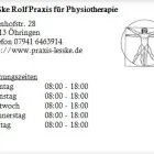 Unternehmen 1 Bild LEßKE ROLF PRAXIS FÜR PHYSIOTHERAPIE Ärzte am Öhringen BW