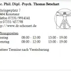 Unternehmen 1 Bild LIC. PHIL. DIPL.-PSYCH. THOMAS BETSCHART Ärzte am Konstanz BW