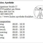 Unternehmen 1 Bild LINDEN-APOTHEKE Gesundheitsdienste am Frankfurt Am Main HE