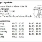 Unternehmen 1 Bild LLOYD-APOTHEKE Gesundheitsdienste am Bremen HB