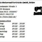 Unternehmen 1 Bild LOUIS MOTORRAD VERTRIEBS GMBH, DETLEV Textil, Bekleidung Einzelhandel am Bremen HB