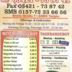 Unternehmen 1 Bild LOVELY'S PIZZA EXPRESS Restaurant & Café am Torgau SN