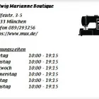 Unternehmen 1 Bild LUDWIG MARIANNE BOUTIQUE Textil, Bekleidung Einzelhandel am München BY