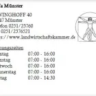 Unternehmen 1 Bild LUFA MÜNSTER Medizinische Kontrollen und Untersuchungen am Münster NW