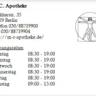 Unternehmen 1 Bild M.C. APOTHEKE Kosmetiksalons am Berlin BE