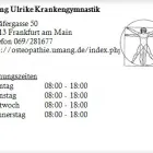 Unternehmen 1 Bild MANG ULRIKE KRANKENGYMNASTIK Ärzte am Frankfurt Am Main HE
