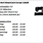 Unternehmen 1 Bild MARMOT MOUNTAIN EUROPE GMBH Textil, Bekleidung Einzelhandel am München BY