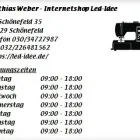 Unternehmen 1 Bild MATHIAS WEBER - INTERNETSHOP LED-IDEE Textil, Bekleidung Einzelhandel am Schönefeld BB