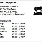 Unternehmen 1 Bild MISTER + LADY JEANS Textil, Bekleidung Einzelhandel am Bad Dürrheim BW