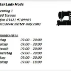 Unternehmen 1 Bild MISTER LADY MODE Textil, Bekleidung Einzelhandel am Torgau SN