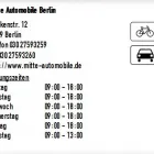 Unternehmen 1 Bild MITTE AUTOMOBILE BERLIN Werkstätten (Pkw) am Berlin BE