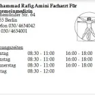 Unternehmen 1 Bild MOHAMMAD RAFIG AMINI FACHARZT FÜR ALLGEMEINMEDIZIN Ärzte am Berlin BE
