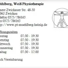 Unternehmen 1 Bild MÜHLBERG, WEIß PHYSIOTHERAPIE Ärzte am Zwickau SN
