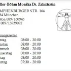 Unternehmen 1 Bild MÜLLER-BÖHM MONIKA DR. ZAHNÄRZTIN Ärzte am München BY