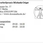 Unternehmen 1 Bild NATURHEILPRAXIS MICHAELA GRIGAT Ärzte am Berlin BE