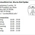 Unternehmen 1 Bild NORDENDBLICK INH. MARTIN KIEL OPTIKER Optiker am Frankfurt Am Main HE