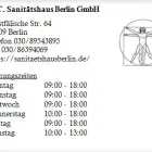 Unternehmen 1 Bild O.T. SANITÄTSHAUS BERLIN GMBH Orthopädie, Sanitätshäuser am Berlin BE