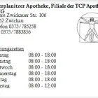 Unternehmen 1 Bild OBERPLANITZER APOTHEKE, FILIALE DER TCP APOTHEKEN OHG Gesundheitsdienste am Zwickau SN