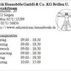 Unternehmen 1 Bild OPTIK HENNEBÖLE GMBH & CO. KG BRILLEN U. KONTAKTLINSEN Optiker am Siegen NW
