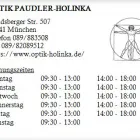 Unternehmen 1 Bild OPTIK PAUDLER-HOLINKA Optiker am München BY