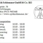 Unternehmen 1 Bild OPTIK SCHLEMMER GMBH & CO. KG Optiker am Erlangen BY