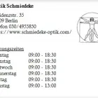 Unternehmen 1 Bild OPTIK SCHMIEDEKE Optiker am Berlin BE