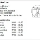 Unternehmen 1 Bild OPTIKER LÖW Optiker am Berlin BE