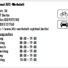 Unternehmen 1 Bild OPTIMAL KFZ-WERKSTATT Werkstätten (Pkw) am Berlin BE
