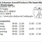 Unternehmen 1 Bild PAUL-JOHANNES ARNOLD FACHARZT FÜR INNERE MEDIZIN UND NEPHROLOGIE Ärzte am Siegen NW