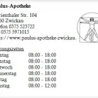 Unternehmen 1 Bild PAULUS-APOTHEKE Gesundheitsdienste am Zwickau SN