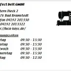 Unternehmen 1 Bild PERFECT BELT GMBH Textil, Bekleidung Hersteller am Bad Bramstedt SH