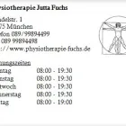 Unternehmen 1 Bild PHYSIOTHERAPIE JUTTA FUCHS Ärzte am München BY