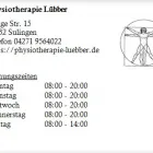 Unternehmen 1 Bild PHYSIOTHERAPIE LÜBBER Ärzte am Sulingen NI