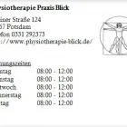 Unternehmen 1 Bild PHYSIOTHERAPIE PRAXIS BLICK Ärzte am Potsdam BB