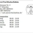 Unternehmen 1 Bild PHYSIOVITAL MARKUS KUBISTA Ärzte am München BY