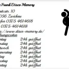 Unternehmen 1 Bild PILZ FRANK DISCO MEMORY Sport & Freizeit am Zwickau SN