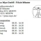 Unternehmen 1 Bild PIMA-MPU GMBH - FILIALE MÜNSTER Ärzte am Münster NW